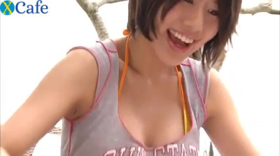 Sweet Asian chick Maaya Morinaga takes her clothes off