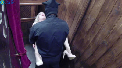 Desirable blonde hoe Tamara Grace gets drilled hard by a priest