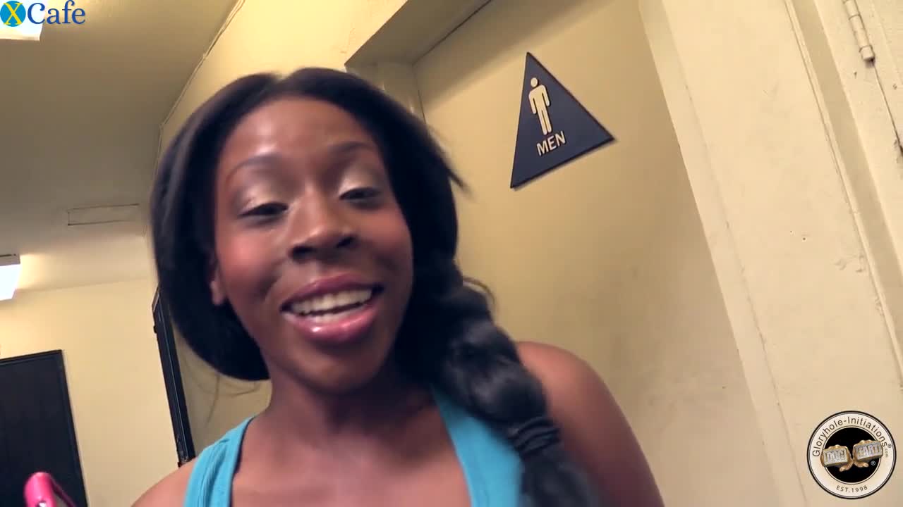 Watch Alluring ebony bitch Brie Simone pleases a dude through gloryhole Free Porn Videos | ePornRest.