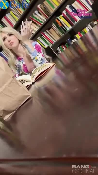 Watch Charming teen rocks big cock in passionate cowgirl pose in the public library Free Porn Videos | ePornRest.