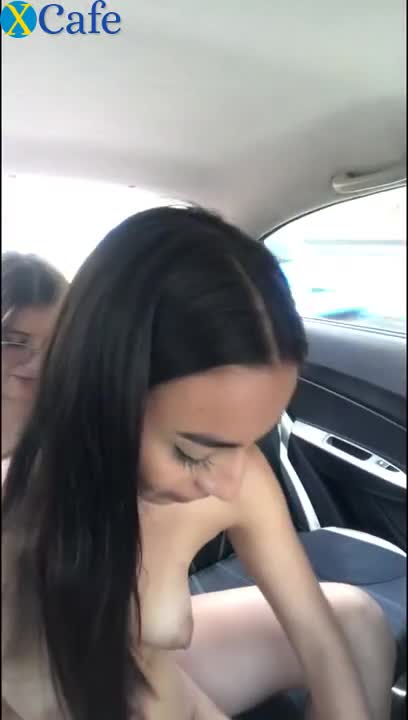 Watch Quickie strap on fuck with two skinny babes in a car back seat Free Porn Videos | ePornRest.