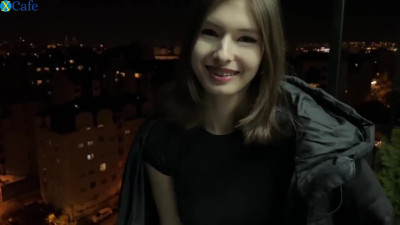 Big ass Russian teen fucks with neighbor for cash - POV