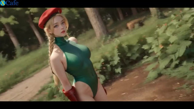 Big tities Cammy White shows off her body and gets facialized AI generated