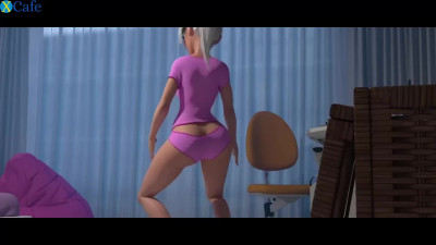 Charming 3D-animated Futanari trannies make full use of their dicks