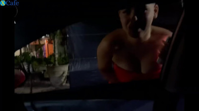 Curvy Busty Phat-assed Brazilian Gal Pleases a Taxi Driver With Hot Backseat Sex To Pay For the Ride