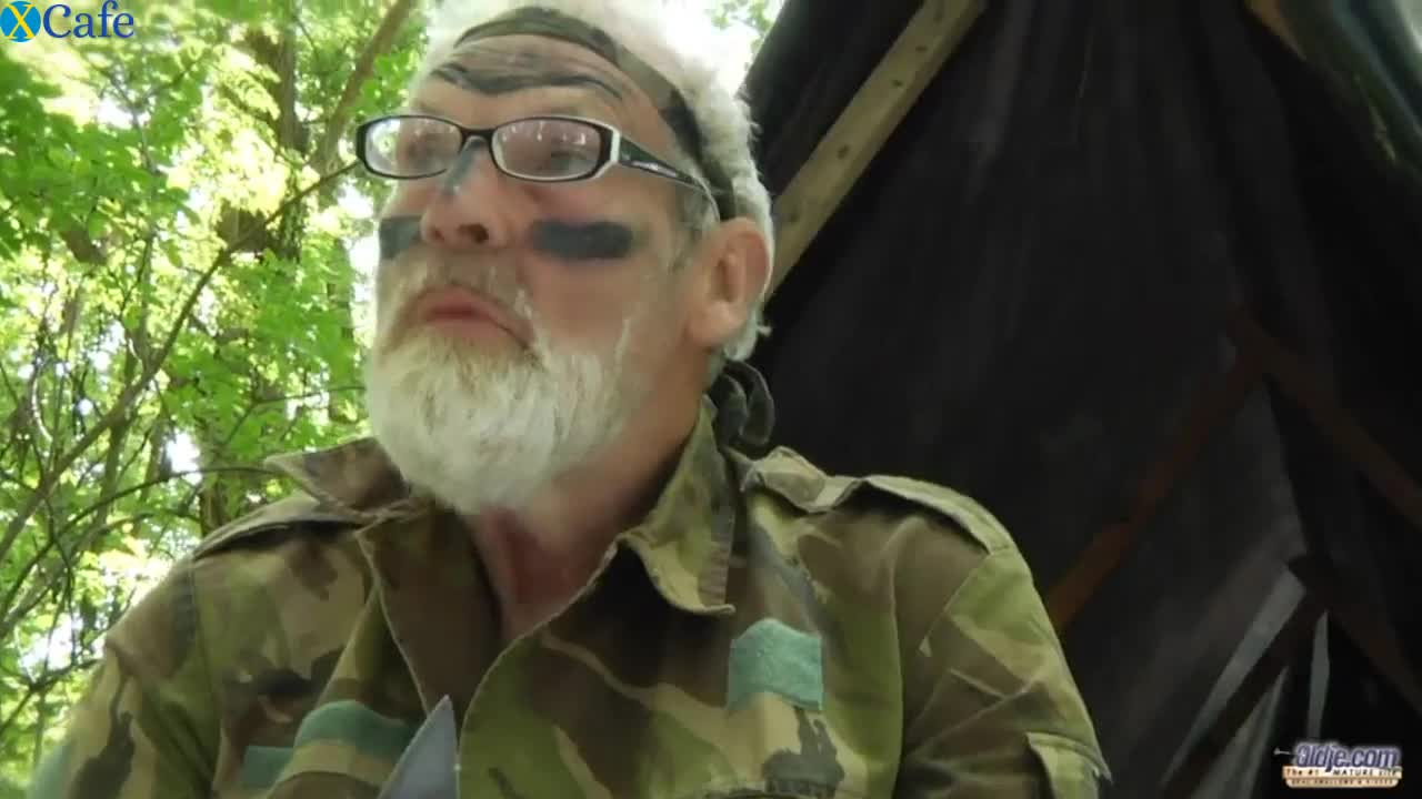 Watch Crazy old soldier runs into a nudist girl camping in the woods and fucks her Free Porn Videos | ePornRest.