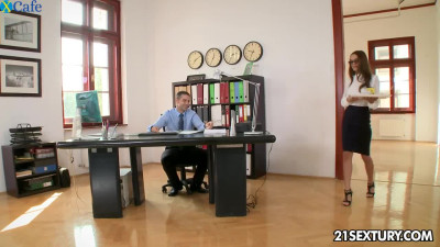 Steamy office sex with voracious Dominica Lito and Totti is must see