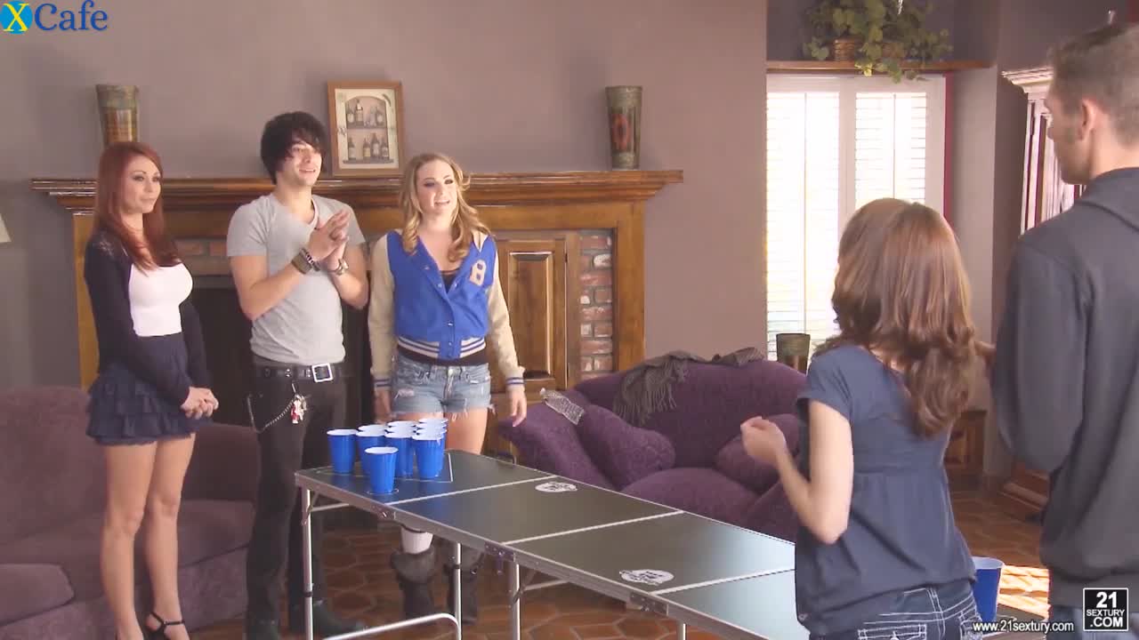 Watch Beer pong is turned into a really wild orgy with cock hungry Charley Chase Free Porn Videos | ePornRest.