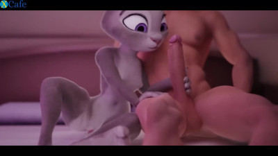 Human big cock for furry Judy Hopps - Zootopia Porn Parody Animation