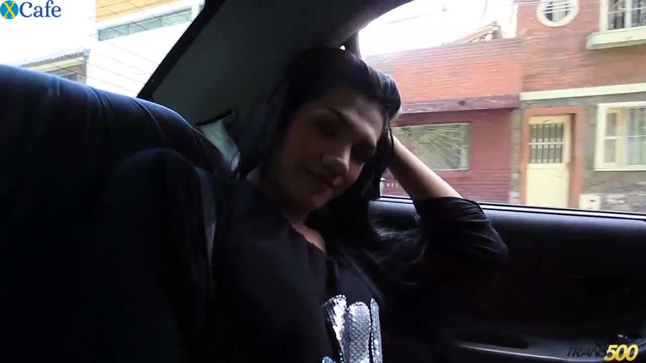 Watch Picking up a horny transsexual slut Camila Ramirez in the taxi Free Porn Videos | ePornRest.