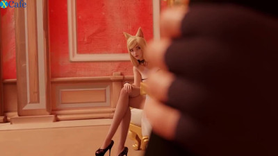 3D Porn Animation: Ahri and Akali From K/DA Get Hardcore Group-fuck In the Basement