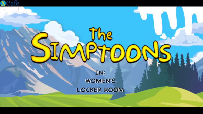 Steamy cartoon babes throwing out a wild orgy in Simptoons