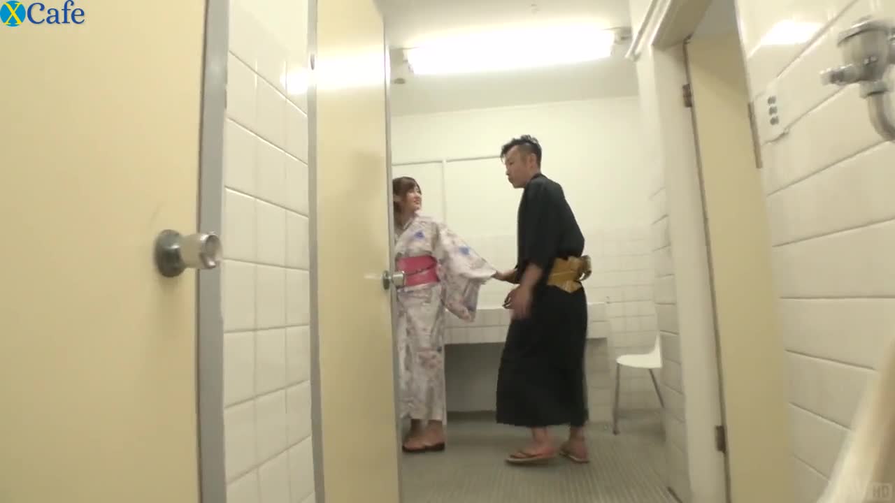 Watch Torrid Japanese kimono nympho Yumi Maeda gets poked from behind in bathroom Free Porn Videos | ePornRest.