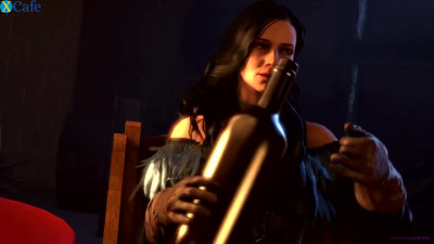 Futa women Triss and Yennefer fuck each other