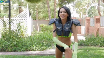 Torrid exotic rugby player Janice Griffith wanna be fucked doggy style