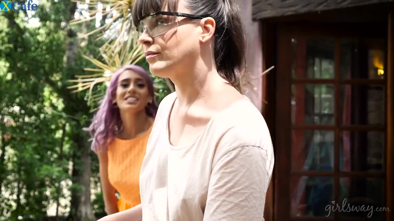 Watch Amazing purple haired and dark haired dykes are busy with eating wet cunts Free Porn Videos | ePornRest.