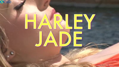 Harley Jade is a fine ass whore who wants all the cum in her mouth