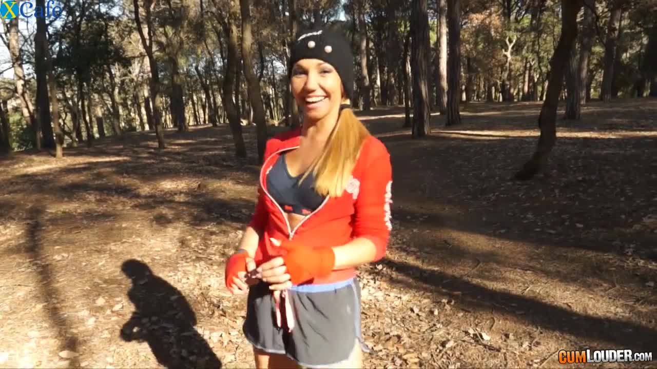 Watch Fabulous and sporty blonde chick in the park seduced and fucked on cam Free Porn Videos | ePornRest.