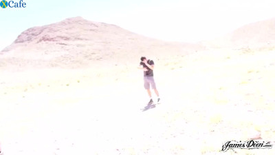 Hot group sex in the desert