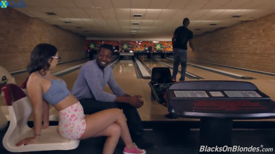 White girls exploited brutally in provocative interracial fuck video