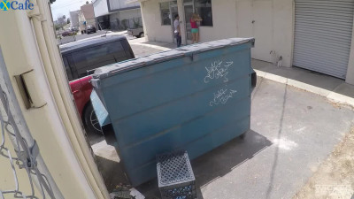 Reality outdoor sex behind the trash can with Alexa Grace