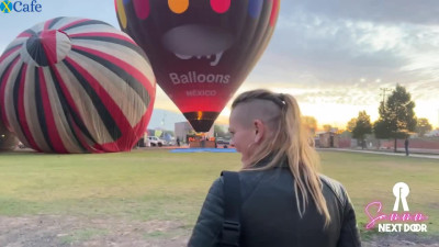 Air Balloon Romantic Sex Above Pyramids of Giza