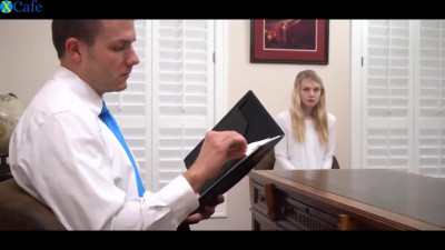 Mormon bishop punishes blonde