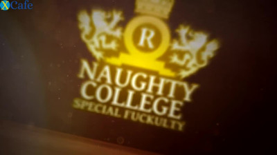 Two naughty college chicks are fucked by raunchy fellows